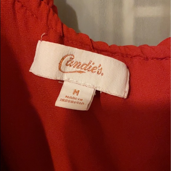 Candie’s One Shoulder Ruffle Crop Top - Picture 5 of 7